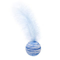 Star Ball & Feather Foam Cat Toy — Interactive Throwing & Teaser Toy for Cats