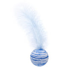Star Ball & Feather Foam Cat Toy — Interactive Throwing & Teaser Toy for Cats