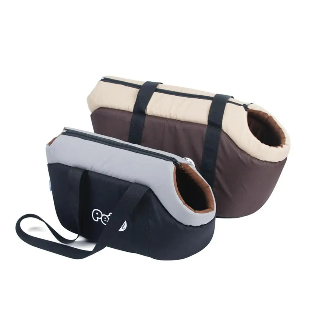 Waterproof Striped Cat Carrier Apron (Breathable, Home & Travel)
