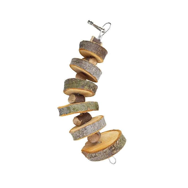 Apple Wood Molar Chew Stick — Skewer Toy for Small Animals
