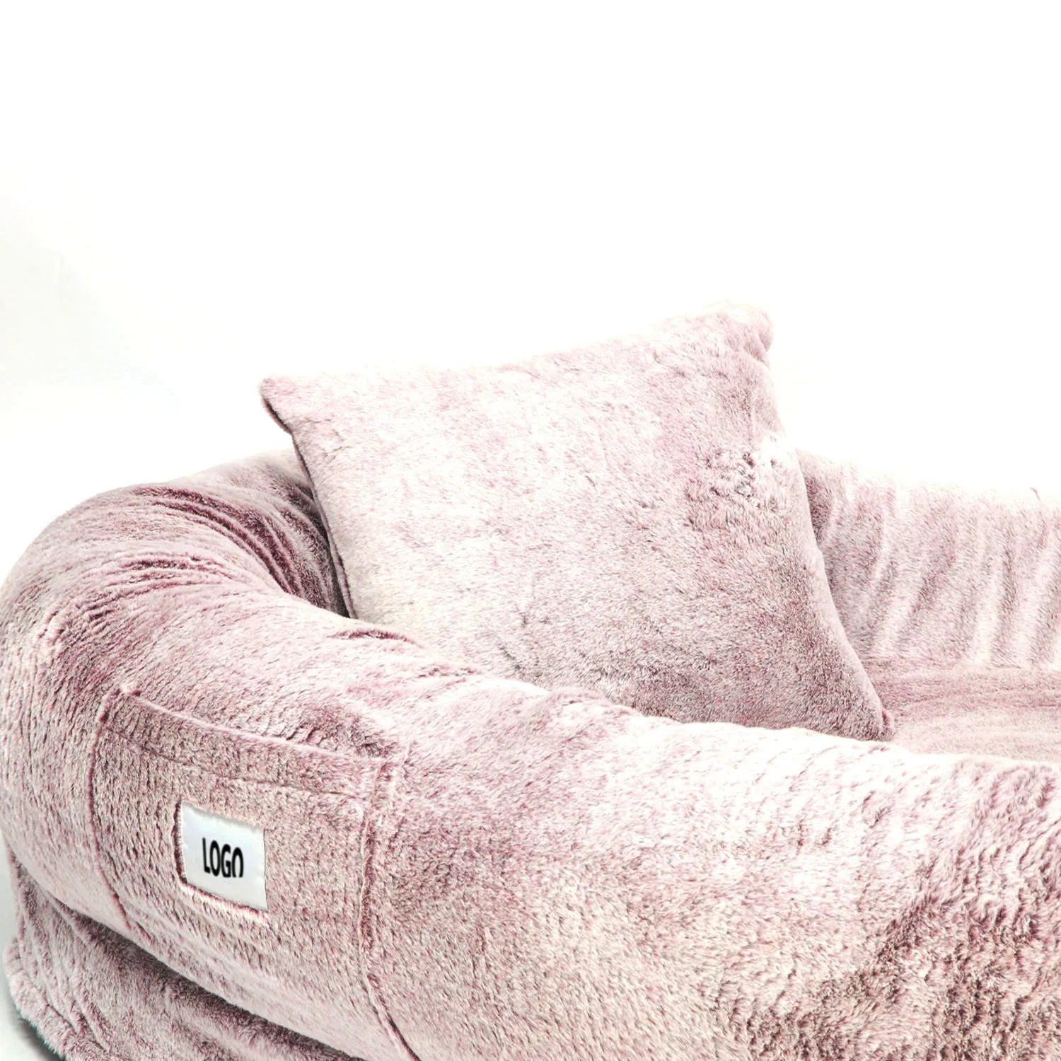 Giant Human-Size Fluffy Memory Foam Dog Bed