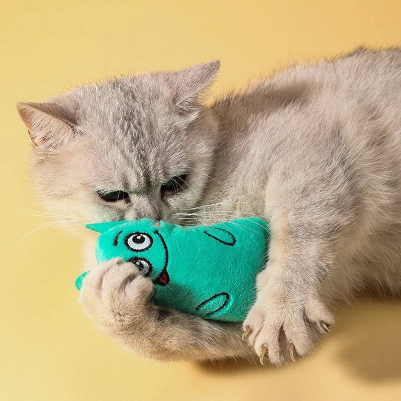 Cartoon Plush Bite-Resistant Pet Toy