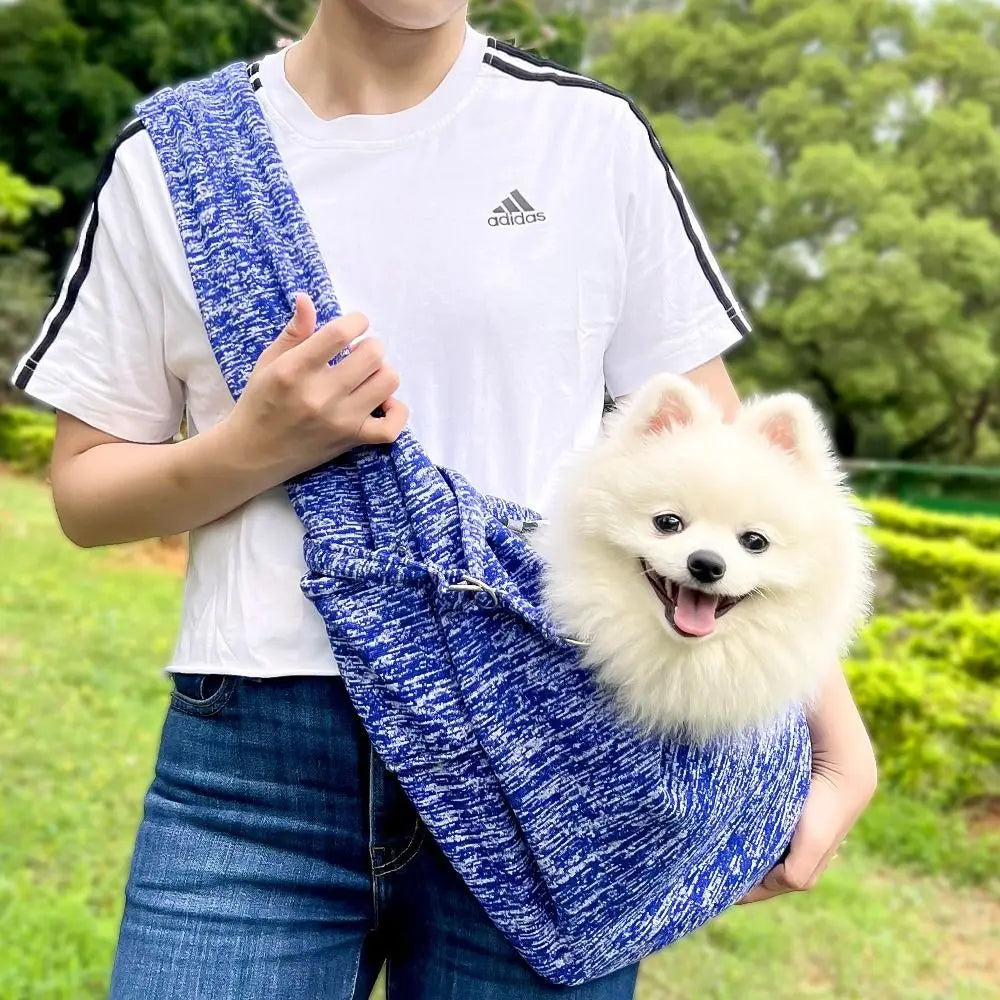 Breathable Pet Crossbody Tote Bag (Large Capacity, Pockets, Shoulder)