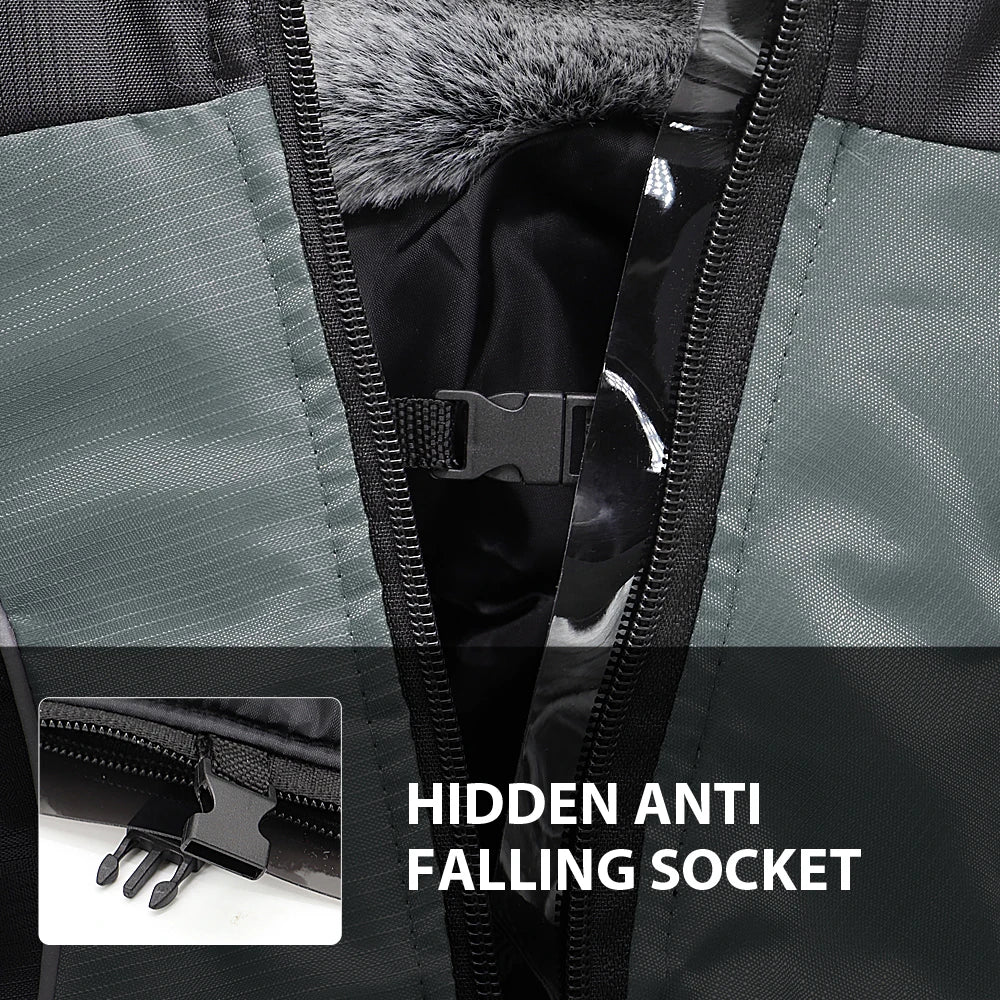 Waterproof Dog Jacket with Built-In Harness