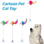 Cartoon Feather Wand Cat Toy with Bell