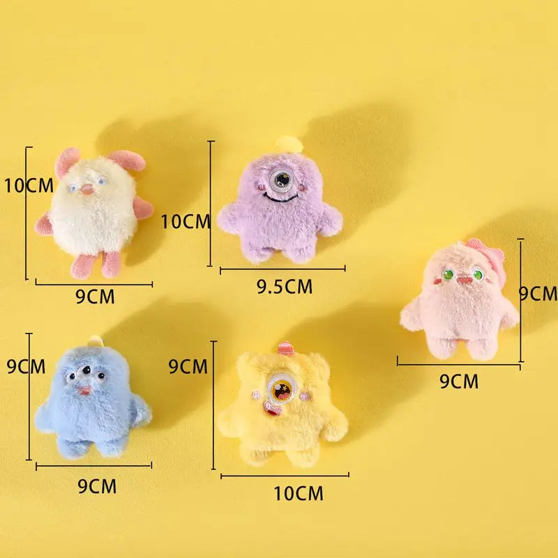 Catnip Squeaky Plush Cat Toy — Food-Shaped Design with Built-In Bell