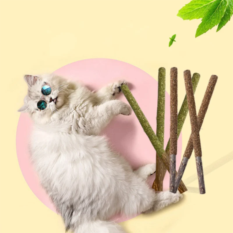 Natural Peppermint Cat Chew Stick