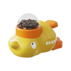 Freeze-Dried Treat Launcher — Duck-Shaped Dispenser for Cats & Dogs
