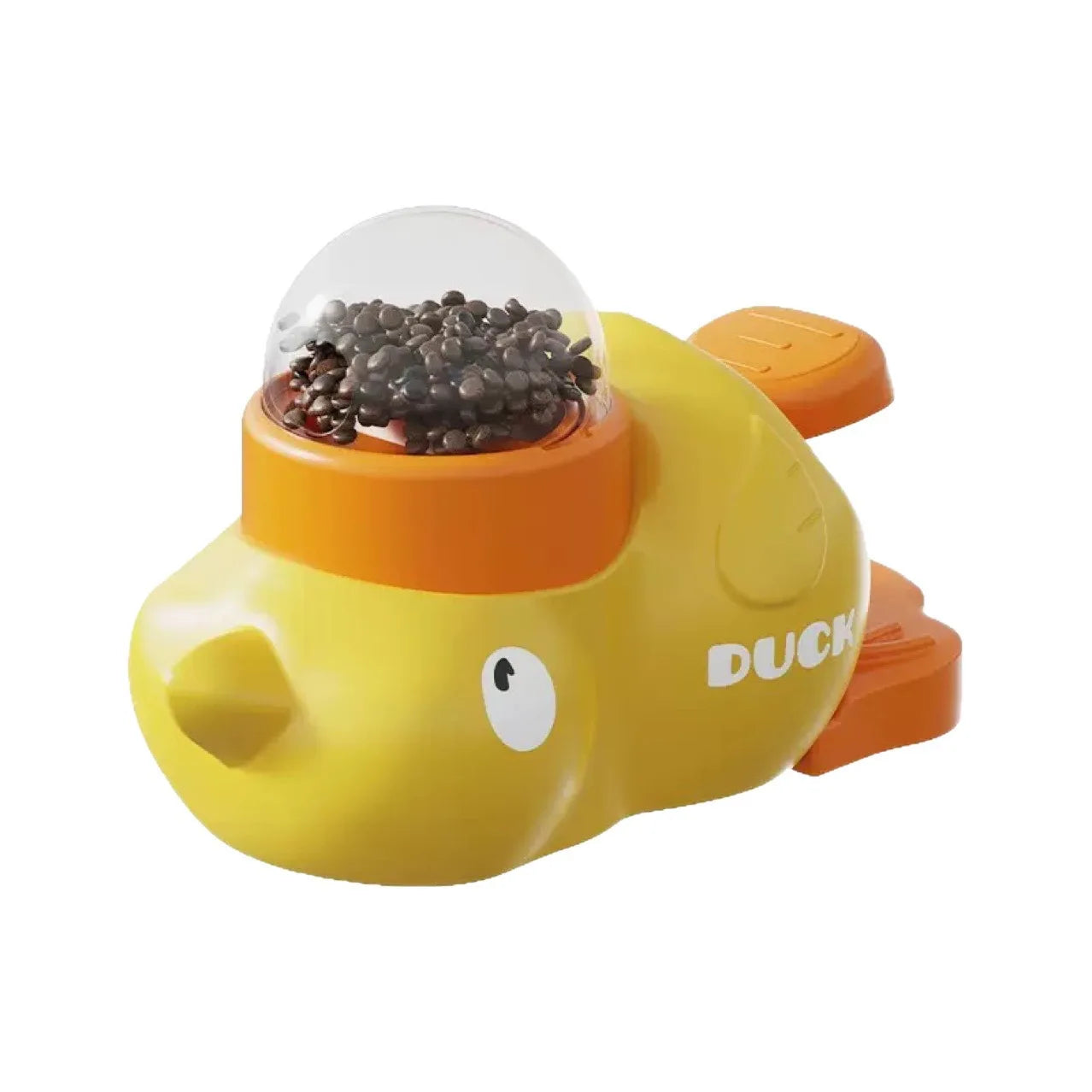 Freeze-Dried Treat Launcher — Duck-Shaped Dispenser for Cats & Dogs