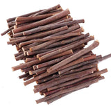 Apple Tree Branch Chew Sticks — Natural Teeth Grinding Sticks for Hamsters & Rabbits
