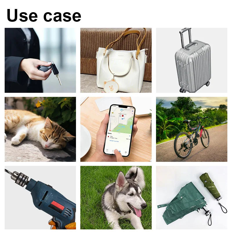 Mini Pet GPS Tracker & Smart Finder for Wallets, Keys & Kids - Apple Find My Compatible