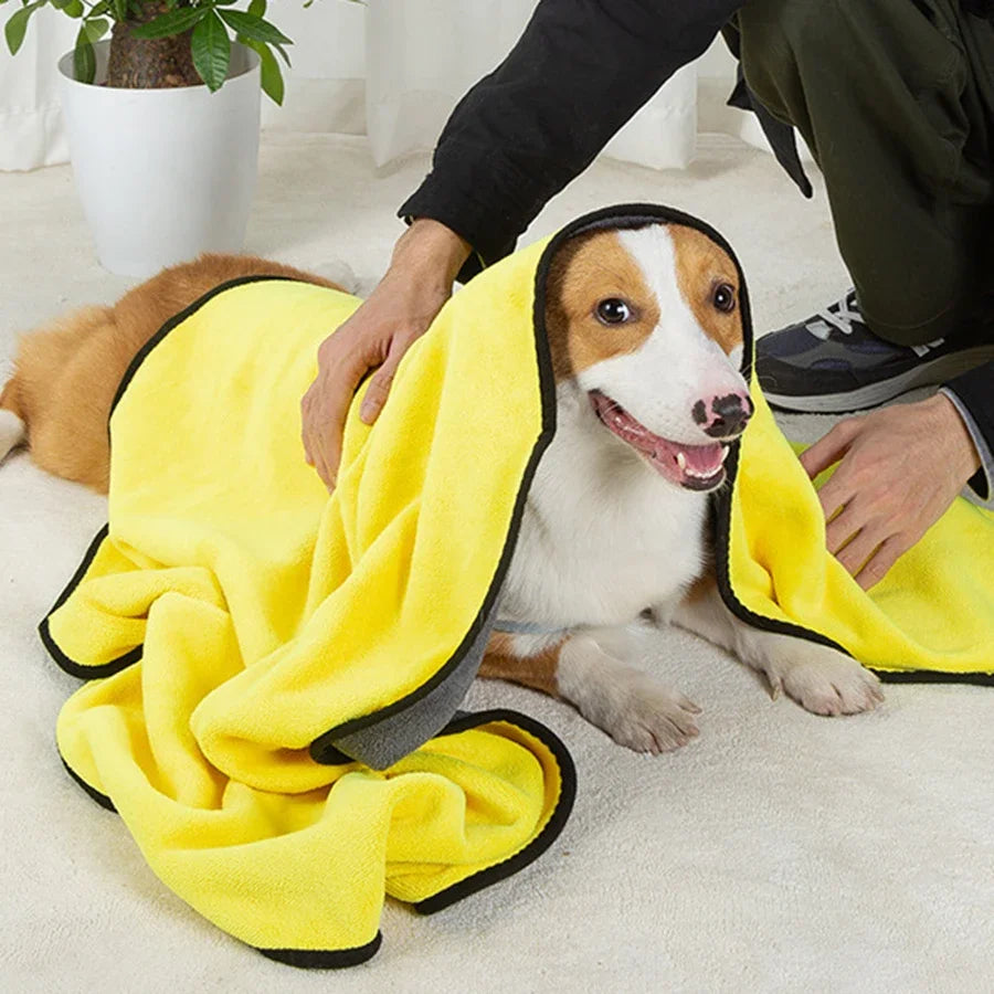 Extra-Thick Pet Absorbent Towel — Strong Quick-Drying, Multiple Sizes