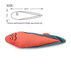 Catnip & Silvervine Fish Kicker Toy — Chew-Resistant with Wand Attachment