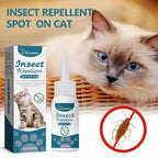 Cat Flea & Tick Spot-On Drops — Natural Anti-Itch Formula, 50ml