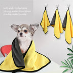 Soft Lint-Free Pet Bath Towel — Thick & Quick-Drying