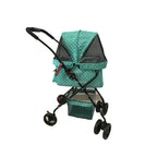 Fashion Universal-Wheel Pet Stroller — Lightweight Foldable Dog & Cat Cart with Modern Design