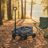 Folding Travel Cart Space Saving Pet Stroller Wagon Dog Carrier Trolley for Small Dogs Cats Camping Shopping