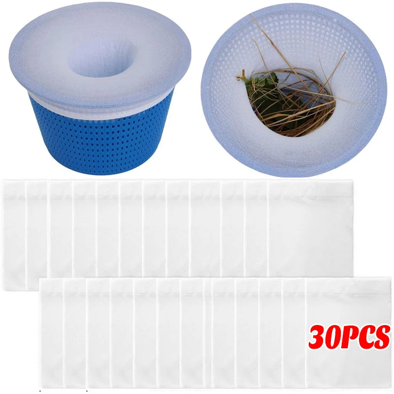 Pool & Tank Skimmer Socks (Reusable, 100 Mesh, Fine Filter)