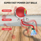 Motion-Activated Self-Rotating Cat Ball — Fast-Rolling Interactive Exerciser
