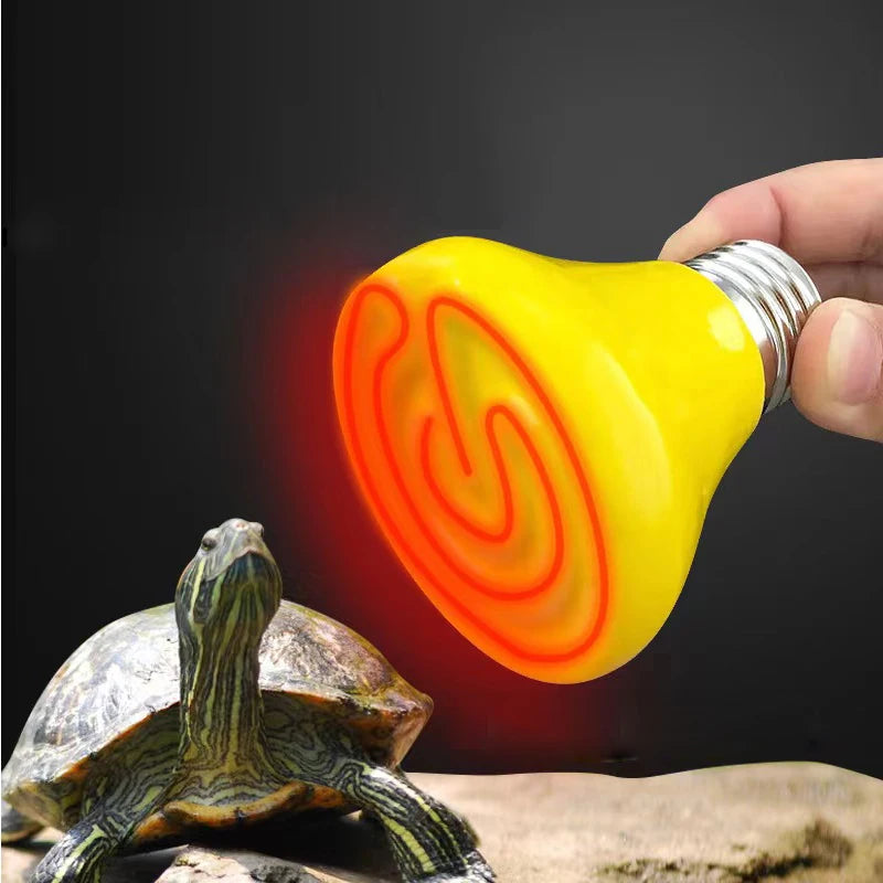 Far Infrared Ceramic Warmer Bulb — E27 Heat Lamp for Reptiles & Brooders