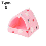 Cozy Small Pet Sleeping Bed — Warm Flannel Nest for Hamsters & Rabbits