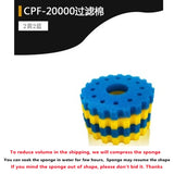 SUNSUN GRECH CPF Replacement Pond Filter Sponge Pads