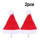 Plush Santa Hat for Dogs (Christmas Costume Accessory)