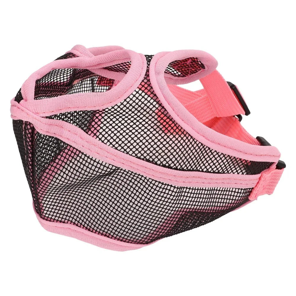 Short Snout Dog Muzzle for Flat-Faced Breeds (Adjustable, Breathable)