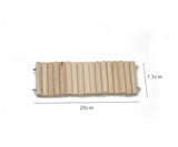 Wooden Hamster Cage Fence & Platform — Modular Climbing Accessories