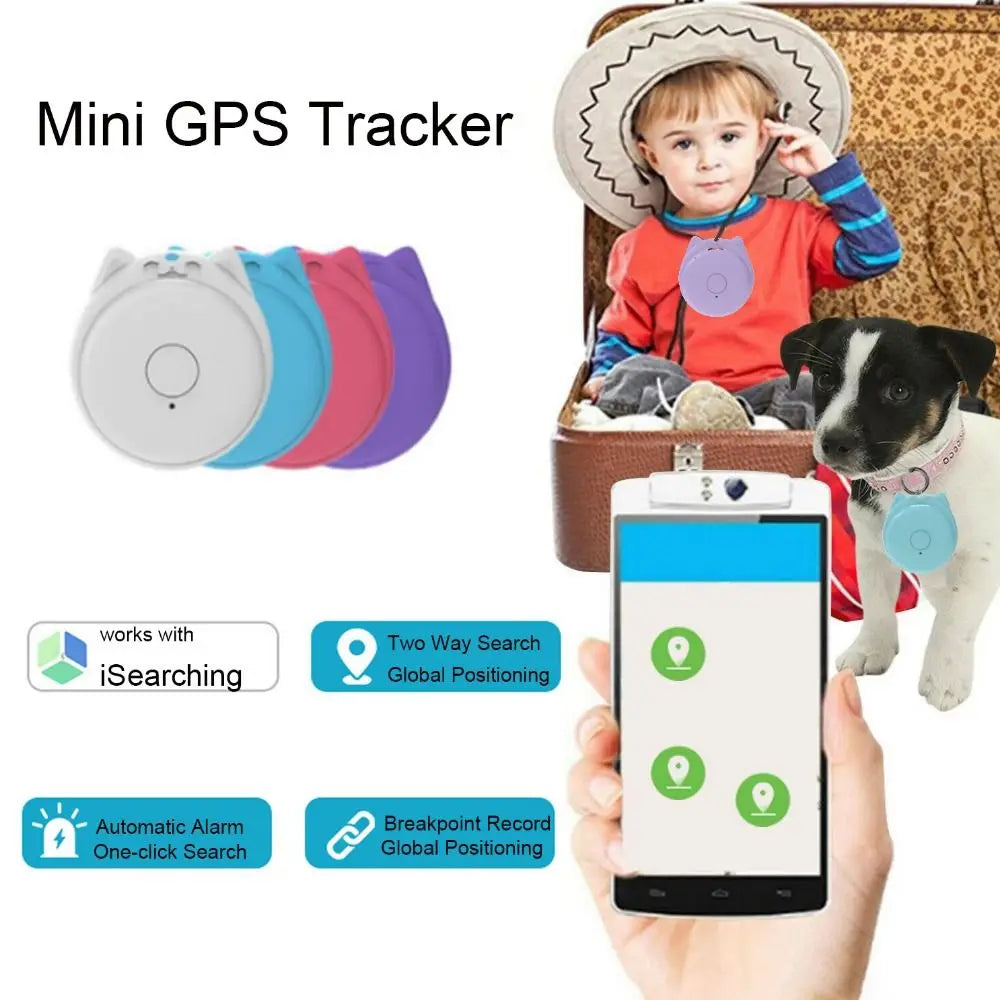 Cartoon Bluetooth 5.2 GPS Tracker for Pets, Kids & Elderly