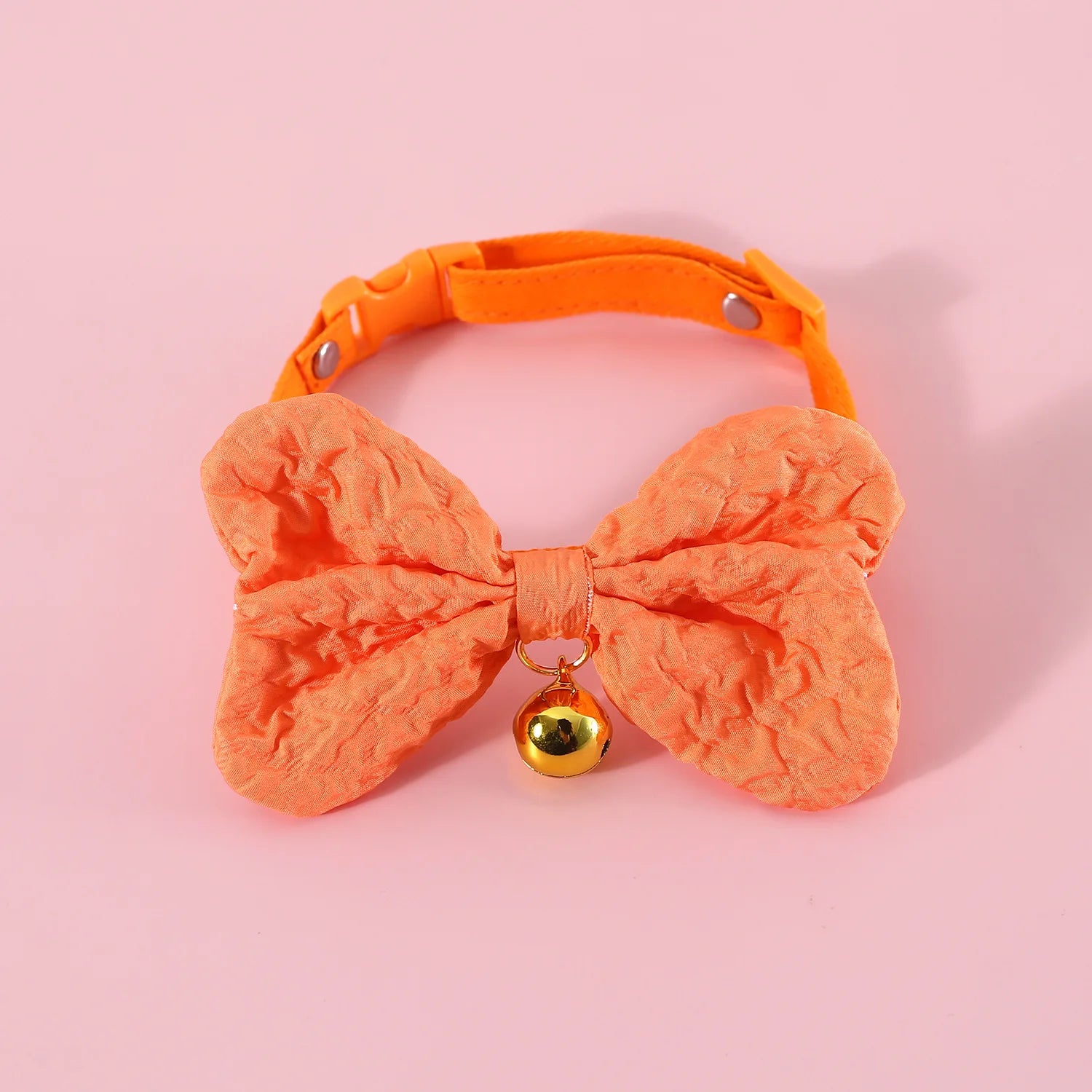 Candy Color Bow Collar for Cats & Small Dogs