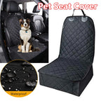 Waterproof Dog Car Seat Mat (Non-Slip, Front & Rear, Universal Fit)