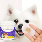 Gentle Multi-Purpose Pet Wipes — Eye, Face & Tooth Cleaning, 120-Count