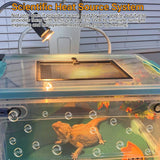 Dimmable 50W UVA/UVB Reptile Heat Lamp — Simulated Sunlight for Turtles & Bearded Dragons