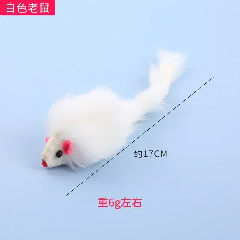 Plush Simulation Mouse Interactive Cat Toy