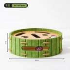 Interactive Cat Puzzle Maze Box — Hole-Digging Ball Game with Bell