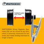 Magnetic Aquarium Seaweed & Veggie Feeding Clip 2-in-1