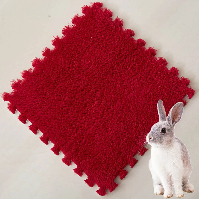 Spliceable Fleece Cage Liner Squares — Guinea Pig C&C Mat, 30x30cm