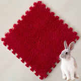 Fleece Cage Liner Squares — Spliceable Mats for Guinea Pigs & Rabbits