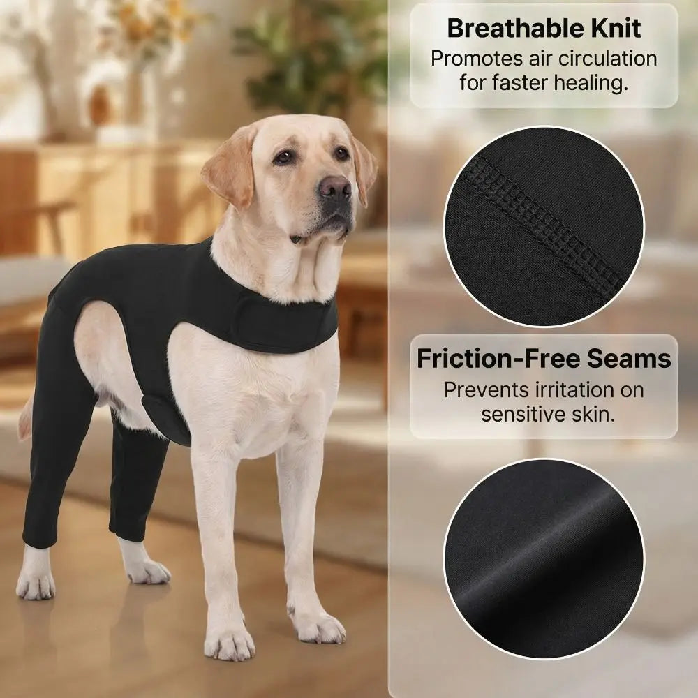 Dog Leg Rehabilitation Suit (Anti-Lick, Breathable, Adjustable)