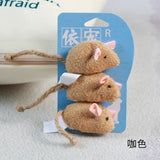 Fleece Catnip Mouse Toy — Teeth-Cleaning Play Toy for Kittens