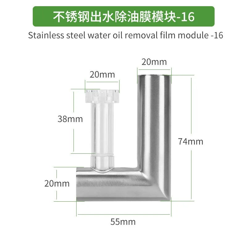 Stainless Steel Aquarium Filter Inlet & Outlet Tubes (Shrimp Safe)