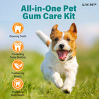 Watermelon Toothpaste Kit with Brush & Finger Brush — Plaque & Tartar Care