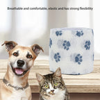 Self-Adhesive Dog Paw Wrap Bandage (Elastic, Breathable, Printed)