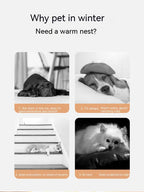 Cozy Pet Nest Bed for Dogs & Cats