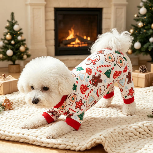 Christmas Four-Legged Dog Outfit (Gingerbread, Snowman & Santa)
