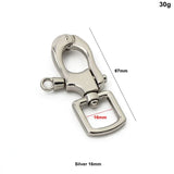 Swivel Locking Carabiner Clip — Auto-Lock Hook for Pet Leashes & Keychains