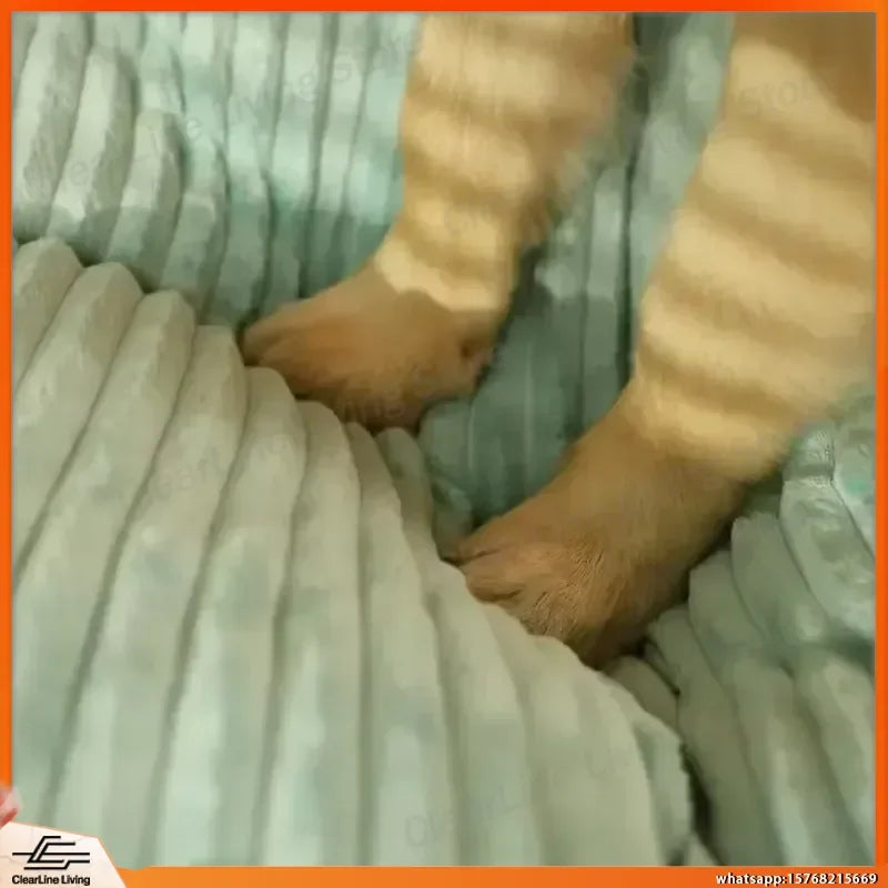 Corduroy Orthopedic Dog Bed for Large Dogs