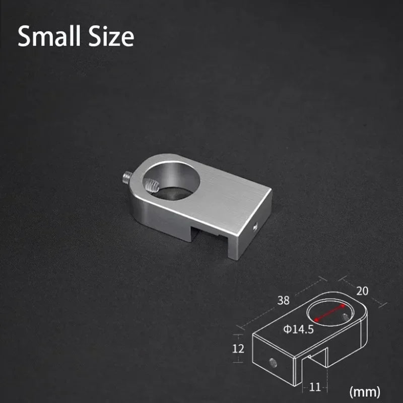 Aluminum Alloy Aquarium Tube Holder Clamp (Water Pipe Hose Mount, Glass Clip)