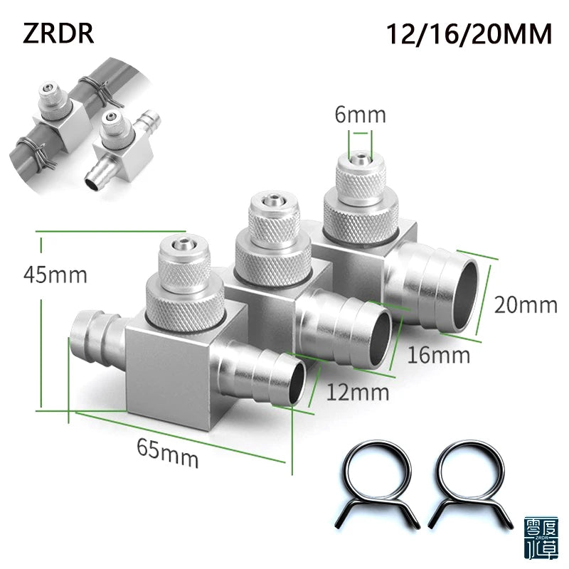 Aquarium Air Pump One-Way Check Valves (2-Pack, Anti-Backflow)
